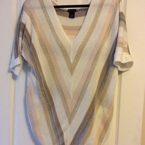 🍁Sparkly striped sweater